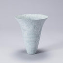 Acrylic Flower Vase ”La Mer” with kenzan holder plate (Gray)