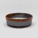 Pottery Basin MA-31 brown black with legs