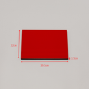 Usuita Plate  (vermillion)