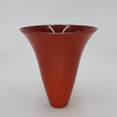 Acrylic Flower Vase ”La Mer” with kenzan holder plate (Red Lacquer-style)
