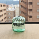 MADO 一輪花瓶 – 冰綠菱格紋