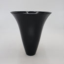 Acrylic Flower Vase ”La Mer” with kenzan holder plate (Black Lacquer-style)
