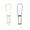 Flower vase with handle (White/Black)